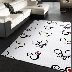 Mickey Mouse Silhouette Teppich