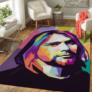 Kurt Cobain Music Legend Art Teppich