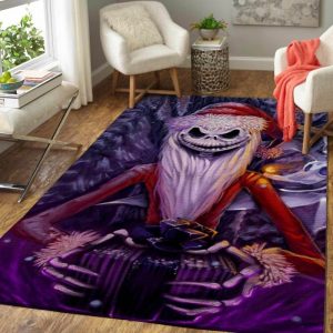 Scary Santa Jack Skellington The Nightmare Before Christmas Halloween Teppich
