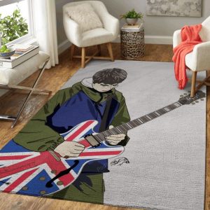 Noel Gallagher Music Art Teppich