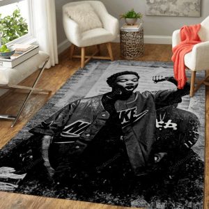 Roddy Ricch Music Monochrome Art Teppich