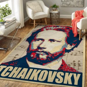 Pyotr Ilyich Tchaikovsky Music Art Teppich