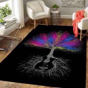 Music Guitar Nature Music Art Teppich