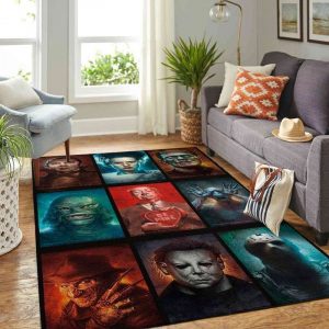 Horror Villain Characters 1 Teppich