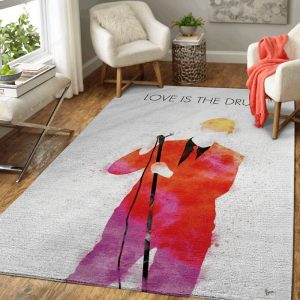 Roxy Music Watercolor Music Artworks Art Teppich