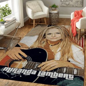 Miranda Lambert Country Music Popart Teppich