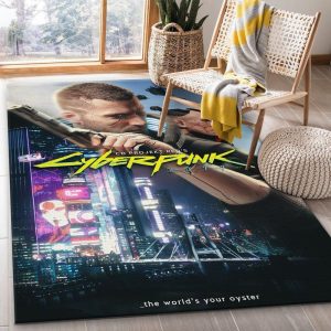 Cyberpunk 2077 Futuristic Gaming 3 Teppich