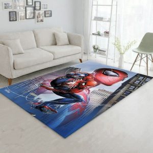 Marvel Comics Spider Man Avengers In The City Teppich