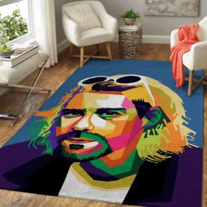 Kurtcobain Simple Popart Music Popart Art Teppich