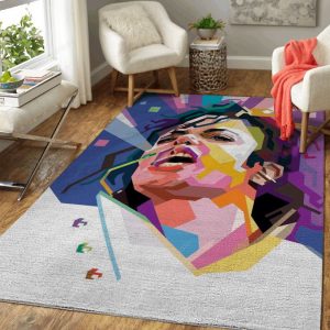 Mj Popart Music Wpap Art Teppich