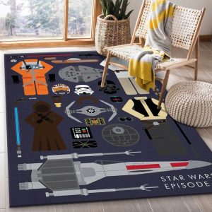 Star Wars Episode 4 Classic Logo Teppich