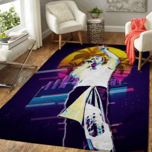 Sam Smith Artwork Music Synthwave 80s Art Teppich