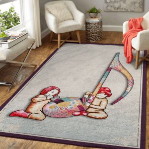 Music Class Vertical Timone Watercolors Art Teppich