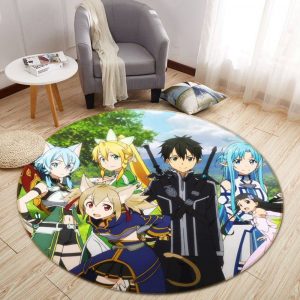 Sword Art Online Anime 12 Round Teppich