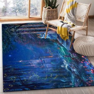 Cinderella Dancing With Prince In Wonderland Teppich