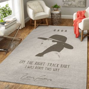 Lady Gaga Legend Music Art Teppich