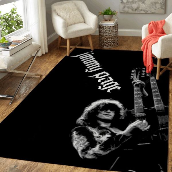 Jimmy Page Art Music Artwork Art Teppich