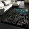 Van Gogh Starry Night Kratos God Of War Olympus Art Teppich