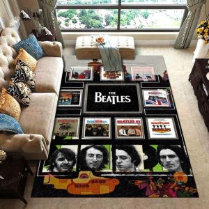 The Beatles Album Covers Teppich