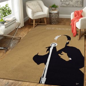 My Billie Holiday Minimal Music Artwork Minimal Music Artworks Art Teppich