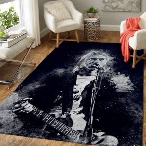 Kurt Kobain 3 Music Art Teppich