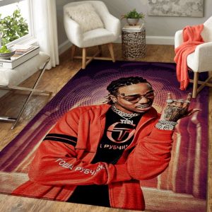 Quavo Rap Music Art Teppich
