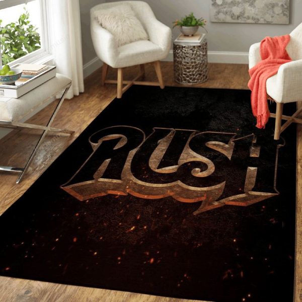 Rush Sign Music Symbols Art Teppich