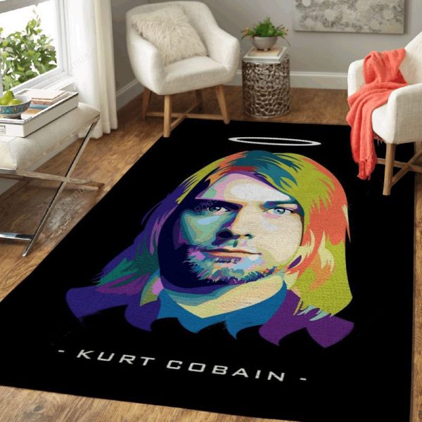 Kurt Cobain Music Art II Teppich