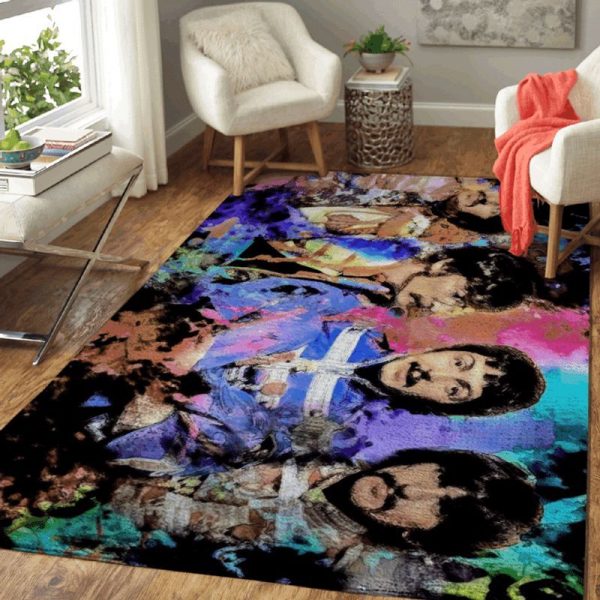 The Beatles Band members Painting III Teppich