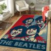 The Beatles Band members Vintage Painting Teppich