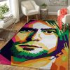 Kurtcobain Style Fullcolor Music Popart Art Teppich