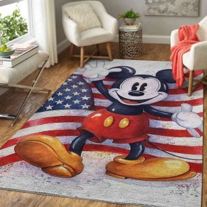 American Flag Disney Classic Vintage Mickey Mouse Teppich