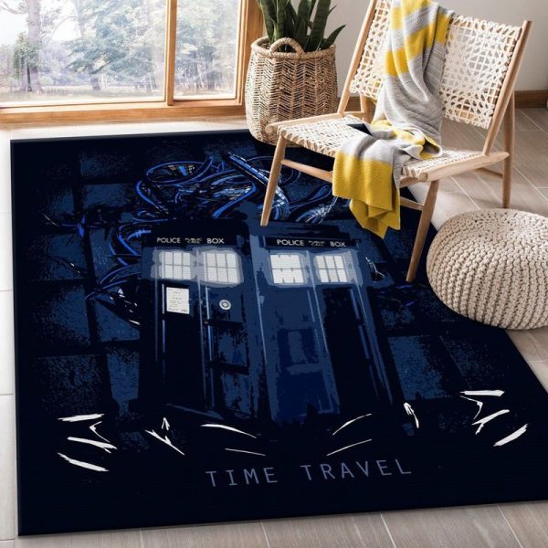 Police Box Time Travel Teppich