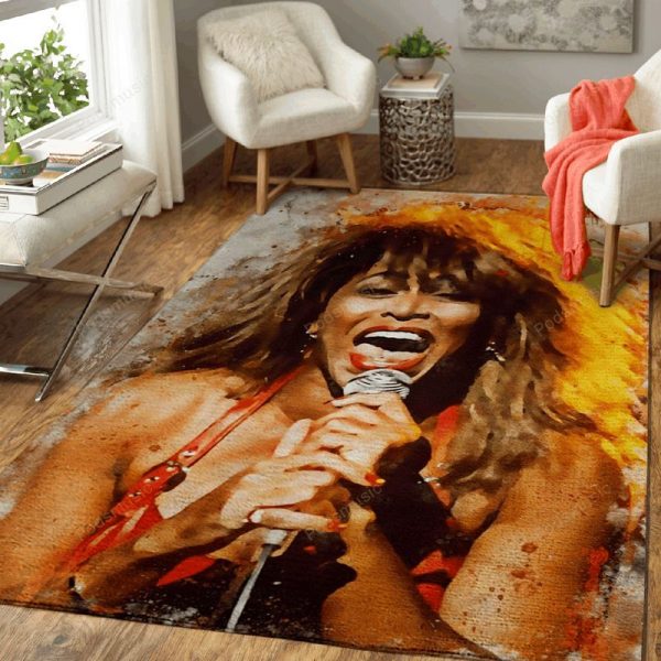 Tina Turner Music Art Teppich