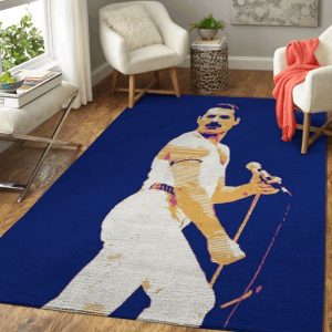 Freddie Mercury Singer 13 Teppich