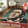 Johnny Cash Country Music Artwork Art Teppich