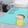 Morty Smith Cartoon Quotes Teppich