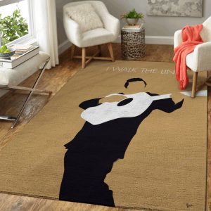 My Johnny Cash Minimal Music Artwork Minimal Music Artworks Art Teppich