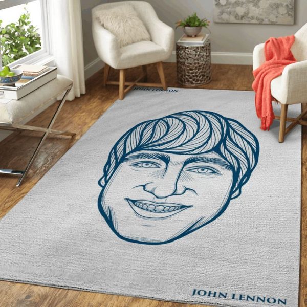 John Lennon The Beatles Song Art Teppich