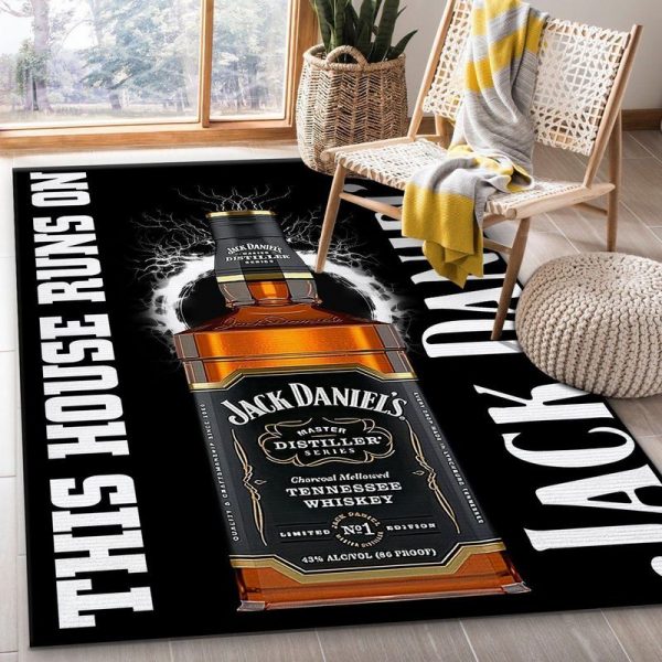 Jack Daniels This House Runs On Teppich