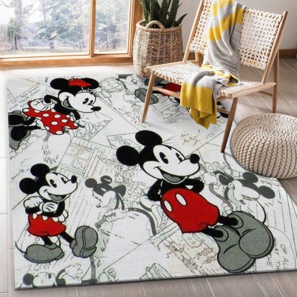 Mickey Comic Discovered Teppich