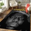 The Notorious Big Rapper And Hip Hop Music Art Teppich