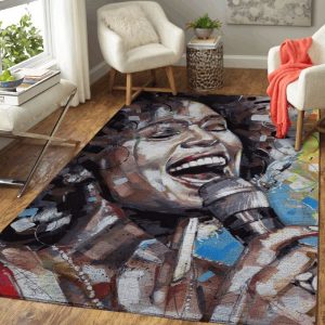 Whitney Houston Painting Music Teppich