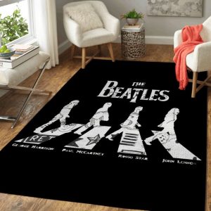 The Beatles Band Abbey Road Album English Rock Band The Beatles Teppich