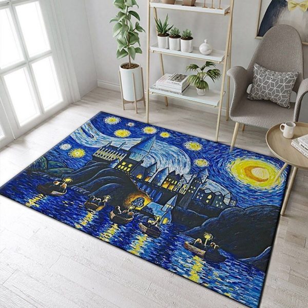 Harry Potter Hogwarts Starry Night Teppich