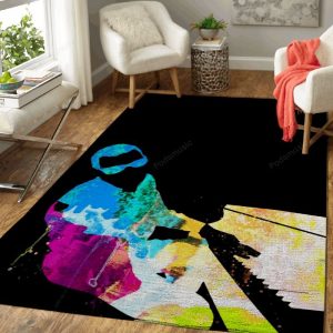 Ray Charles Watercolor II Music Legends On Stage Art Teppich