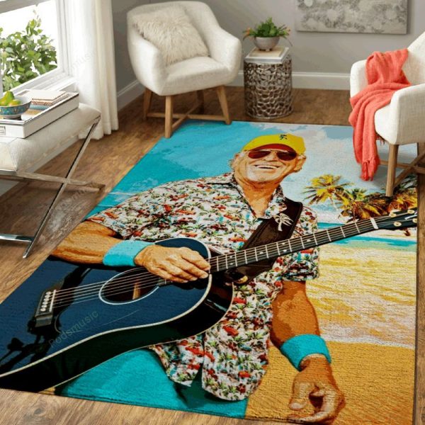 Jimmy Buffett Music Art Teppich