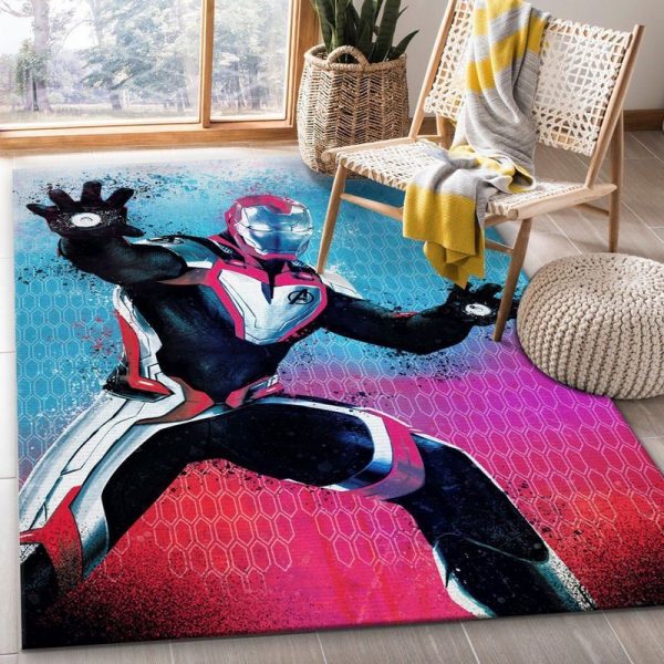 Marvel MCU Avengers Tony Stark Iron Man Advanced Tech Suit Teppich