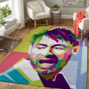 Thom Yorke Music Player Art Teppich