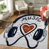 Music Headphones Music Art Teppich